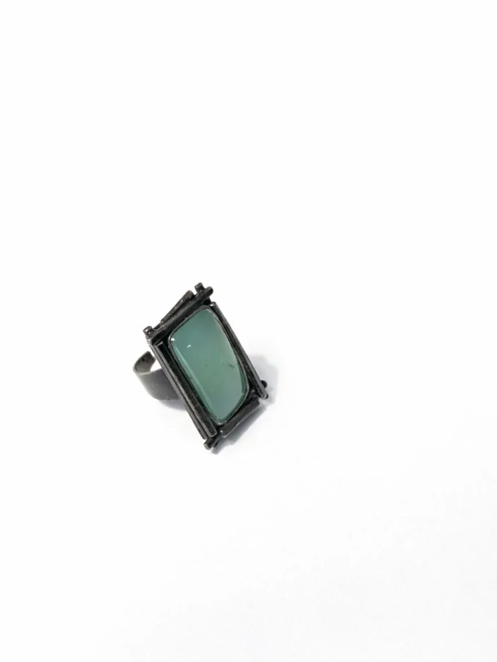 Handmade brutalist ring